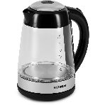 Чайник электрический Hyundai HYK-G3803 1.7 л, 2200 Вт, черный/серебристый (корпус: стекло), фото6