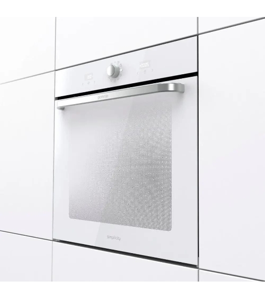 Духовой шкаф Gorenje BOS6737SYW, 77л, дверца с 2 стеклами, белый