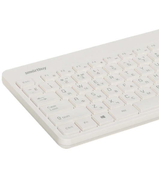 Комплект клавиатура+мышь Smartbuy 220349AG беспроводной, USB, 1600 DPI, белый