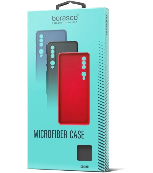 Чехол (клип-кейс) BoraSCO Microfiber Case для Samsung Galaxy A03 Core красный
