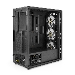 Компьютерный корпус Miditower ExeGate EVO-9202-NPX500 (ATX, БП 500NPX с вент. 12 см, с окном, 1*USB+1*USB 3.0, аудио, 3 вент. 12см с RGb подсветкой), фото5