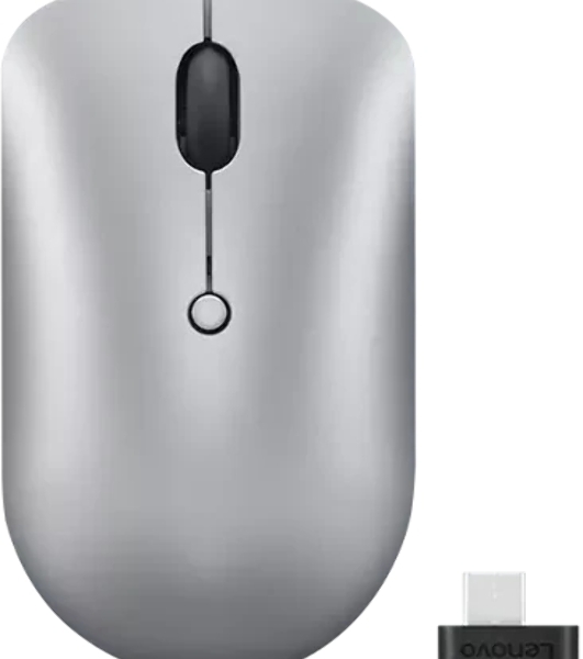 Мышь беспроводная Lenovo 540 светло-серый, 2400 dpi, радиоканал, USB-C, кнопки - 4