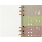 Еженедельник Moleskine ACADEMIC SPIRAL DHSPK5212AMWH3 Large 150х210 мм 200 стр. кремовые страницы спираль киви, фото8