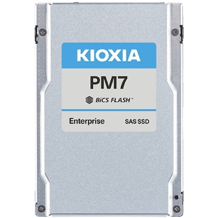 Накопитель SSD KIOXIA PM7-R, 3.84Tb, 2.5', SAS 24G, R/W 4200/3650