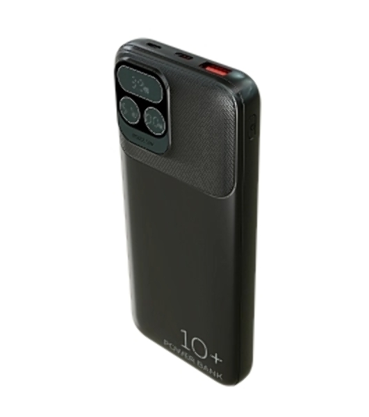 Портативный аккумулятор More choice (4620202550590) PB55-10 с кабелем 1USB 3.0A 22.5W PD - 10000mAh черный