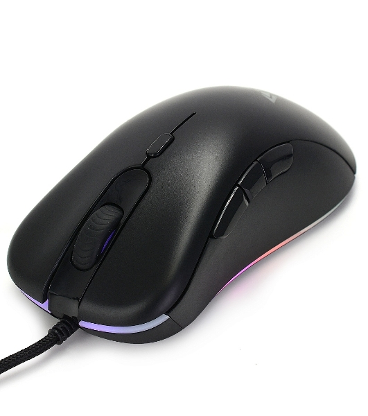 Мышь проводная Crown CMGM-904 черный, 7000 dpi, USB, кнопки - 7