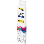 Карандаши цветные Silwerhof Color двухцветные 2.8м м, круглый профиль, дерево, ассорти, 12 цветов, коробка с европодвесом (6 шт), фото3