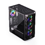 Компьютерный корпус ABR Quantum черный (1хUSB Type-C, 2хUSB 2.0, HD Audio, 4xRGb Fan, ATX, E-ATX), фото9