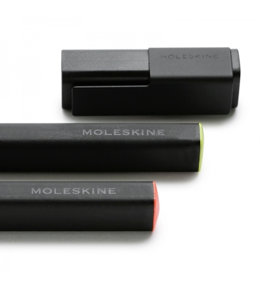 Карандаши цветные Moleskine Highlighter EW2PSFN12, липа, 2 цвета (2шт)