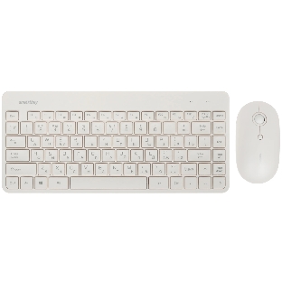 Комплект клавиатура+мышь Smartbuy 220349AG беспроводной, USB, 1600 DPI, белый