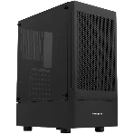 Компьютерный корпус без блока питания Case HSPD M540, Mesh Mid Tower, черный, TG, 0.45 SPCC, no fans, ATX, mATX, mITX, 160/300/150мм, 2x2.5', 2x3.5', 7xPCI, 1xUSB-A 3.0, 2xUSB-A 2.0, 365x216x405мм, фото 1
