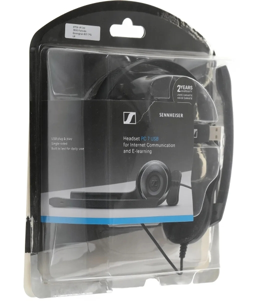Наушники моно EPOS Headset PC 7, mono, USB, 1000431/504196