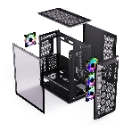 Компьютерный корпус ABR Quantum черный (1хUSB Type-C, 2хUSB 2.0, HD Audio, 4xRGb Fan, ATX, E-ATX), фото10