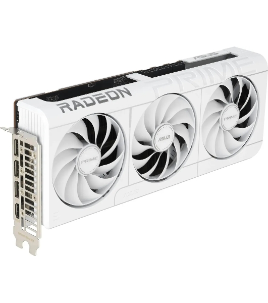 Видеокарта Asus PRIME-RX9070XT-O16G-WHITE белый