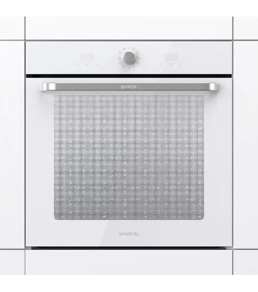 Духовой шкаф Gorenje BOS6737SYW, 77л, дверца с 2 стеклами, белый