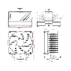 Кулер ID-Cooling FROZN A410 ARGb черный 120мм алюминий/медь 2000rpm 30db 4-pin 220W 152мм, фото7