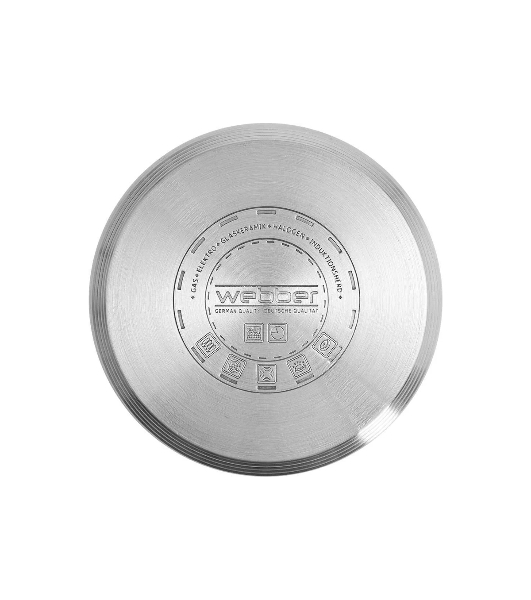 Кастрюля WEBBER BE-344/2 6,6 л, из нержавеющей стали со стеклянной крышкой