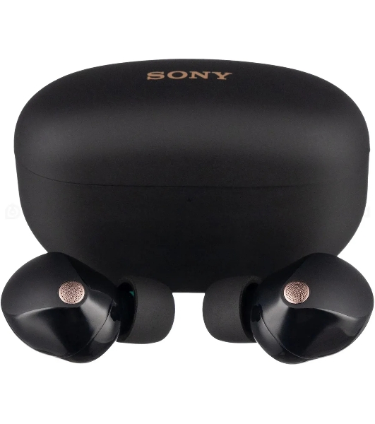 Наушники TWS Sony WF-1000XM5 черный, внутриканальные, Bluetooth, активное шумоподавление, беспроводная зарядка, до 8 ч