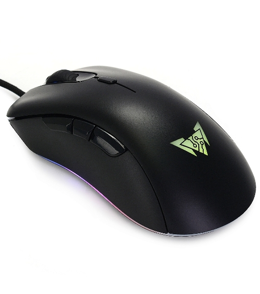 Мышь проводная Crown CMGM-904 черный, 7000 dpi, USB, кнопки - 7