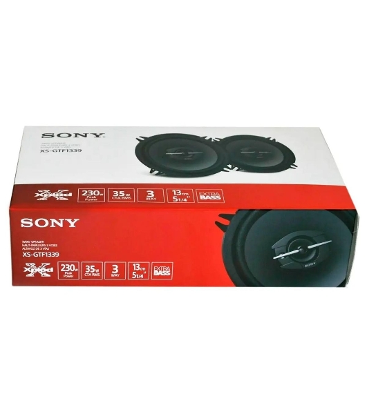 Колонки автомобильные Sony XS-GTF1339 (без решетки) 230Вт 89дБ 13см (5дюйм) (ком.:2кол.) коаксиальные трехполосные