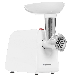 Мясорубка электрическая Willmark WMG-2043JW белый, 2000 Вт, 2.4 кг/мин, реверс, защита от перегрузки, насадки - 5, фото 1