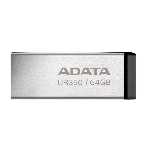 Флешка USB ADATA UR350 (UR350-64G-RSR/BK), 64Gb, USB 3.2, R/W 100/15, серебристый/черный, фото 1