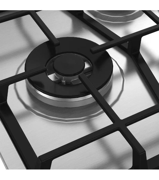 Газовая варочная поверхность Hotpoint HGMTS 643 W IX, независимая, нержавеющая сталь