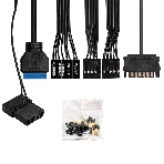 Компьютерный корпус Miditower ExeGate EVO-9211-700NPX (ATX, БП 700NPX с вент. 12см, с окном, 2хUSB+1хUSB3.0, HD аудио, черный, 1 вент. с RGb подсветкой), фото3