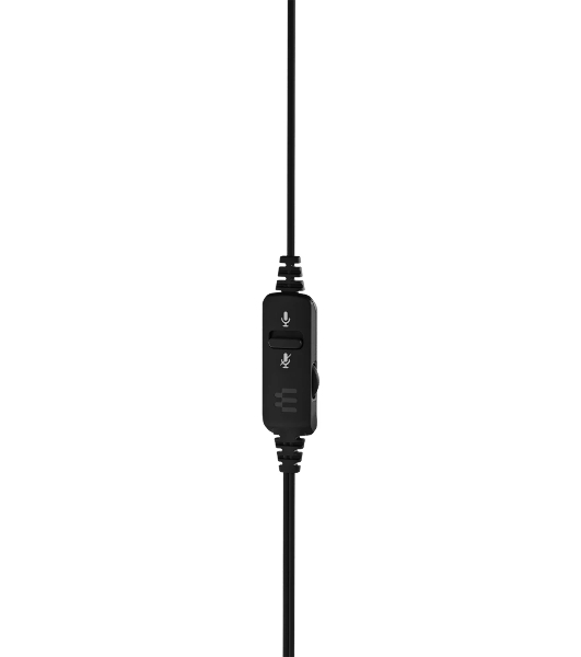 Гарнитура EPOS PC 8 чёрный, проводная, USB, подвижный микрофон, выключение микрофона