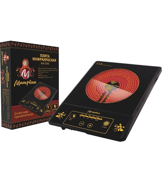 Плита настольная инфракрасная Матрена МА-044, 1 конф., 2кВт/220-240 (006295)