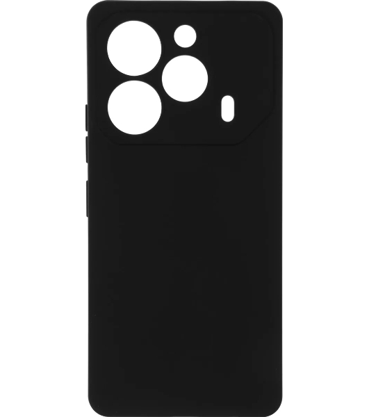 Чехол (клип-кейс) BoraSCO для Tecno Pova 6/6 Pro Silicone Case черный (73173)