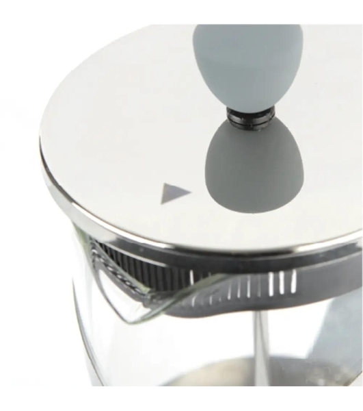 Френч-пресс Rondell Crystal Grey RDS-840, 1 л, стальной