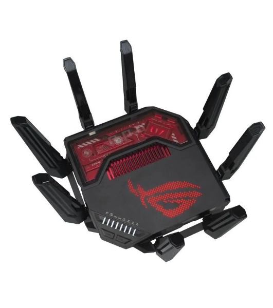 Маршрутизатор ASUS GT-BE19000, черный/красный, 90IG0850-MO9A0V