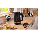 Электрочайник Bosch TWK4M223 черный, 1.7 л, 2400 Вт, скрытый нагревательный элемент, фото6