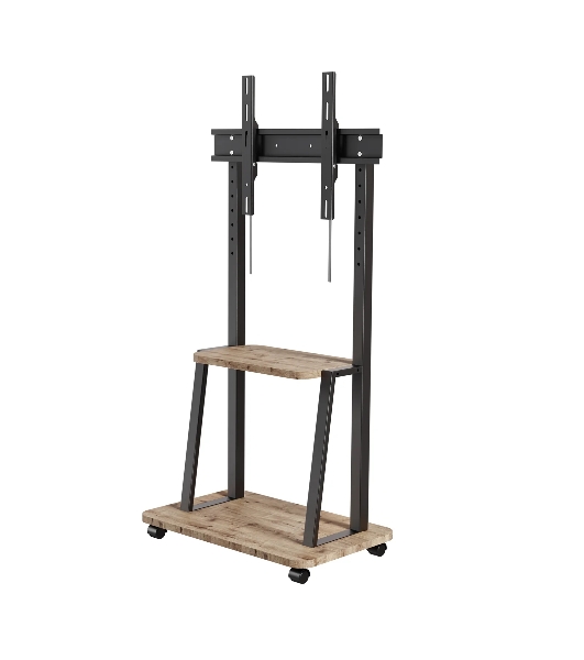 Стойка для телевизора Holder PR-108 черный/береза 32'-65' макс.40кг напольный мобильный
