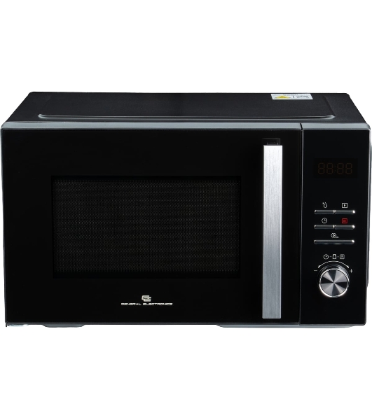Микроволновая печь General Electronics GE-DS525B черный, 25 л, 900 Вт, переключатели — электронный