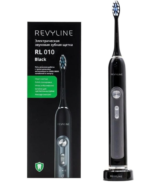 Электрическая зубная щетка Revyline RL 010, черная 4659