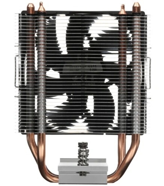 Кулер для процессора PCCooler R200 S115X/1200/1700/AM4/AM5 (TDP 110W, 90мм Non LED Fan, 2 тепловые трубки 6мм, 2200RPM, 28,3dBa)