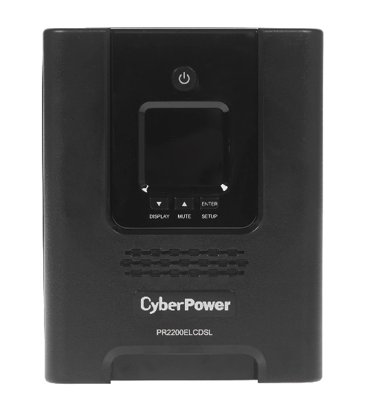 Источник бесперебойного питания CyberPower PR2200ELCDSL/2200 ВА/1980 Вт/USB/RJ-11/RJ-45/1 х IEC 320 C19 (компьютерная), 8 х IEC 320 C13 (компьютерная)
