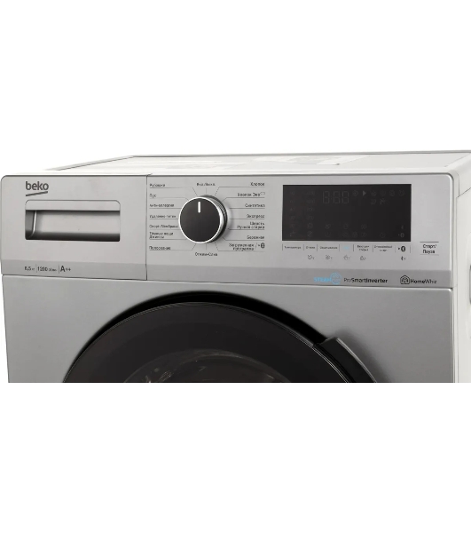 Стиральная машина Beko WSPE6H616S серебристый, загрузка фронтальная 6,5 кг, 1200 об/мин., класс: А++