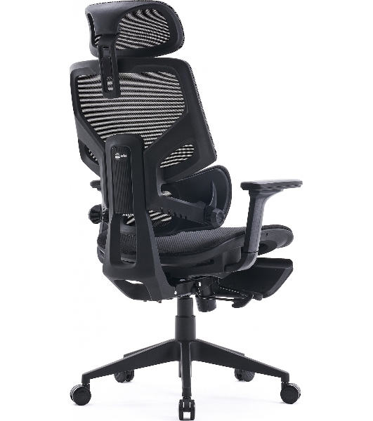 Кресло Cactus CS-CHR-MC01-GYBK серый, сетка, подголовник