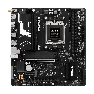 Материнская плата ASROCK B850M-X WIFI R2.0, AM5, AMD B850, 2xDDR5, 4xSATA, 2xM.2, 1xPCIe 5.0 x16, 1xPCIe 4.0 x4, 1xPCIe 3.0 x1, 1xDP, 1xHDMI, 1x2.5Gb LAN, Wi-Fi 6E, BT 5.2, 1xUSB-C 5Gbps, 3xUSB-A 5Gbps, 2xUSB-A 2.0, 3x3.5 мм, 7.1, mATX