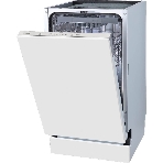 Посудомоечная машина встраиваемая Gorenje GV520D17S, загрузка 10 комплектов, стандартный мотор, регулировка верхней корзины по высоте, 3 корзины, кнопочное управление, звуковой сигнал завершения цикла, автооткрывание дверцы, половинная загрузка, полный AquaStop, энергоэффективность А+++, уровень шума 47 дБ, белый, фото6