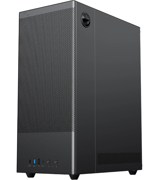 Компьютерный корпус ACD Citadel 108B ATX, Type-C + 2XUSB ports + HD audio combo, Mesh, TG, черный.