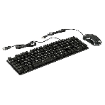 Комплект клавиатура+мышь Nakatomi KMG-2305U проводной, USB, 1600 DPI, черный, фото4
