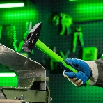 Молоток слесарный Сибртех 800 г, фибергласовая обрезиненная рукоятка, фото7