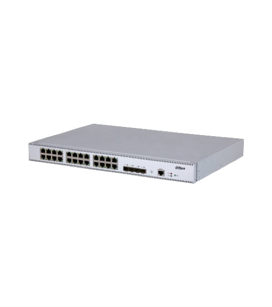 Коммутатор Dahua DH-SG5028X, 24×1 Гбит/с + 4×10 Гбит/с SFP+, управляемый