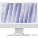 Моноблок Apple iMac A3247 24' 4.5K M4 8 core (4) 16Gb SSD256Gb 8 core GPU macOS WiFi BT 143W клавиатура мышь Cam серебристый 4480x2520, фото 1
