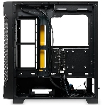 Компьютерный корпус без блока питания Case HSPD M541, Mesh Mid Tower, черный, TG, 0.7 SPCC, no fans, ATX, mATX, mITX, 170/405/210мм, 2x2.5', 2x3.5', 7xPCI, 1xUSB-A 3.0, 2xUSB-A 2.0, 465x220x485мм, фото6