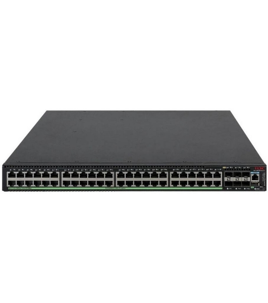 Коммутатор H3C S5570S-54S-PWR-EI-A, 48×1 Гбит/с PoE+ + 6×10 Гбит/с SFP+, управляемый